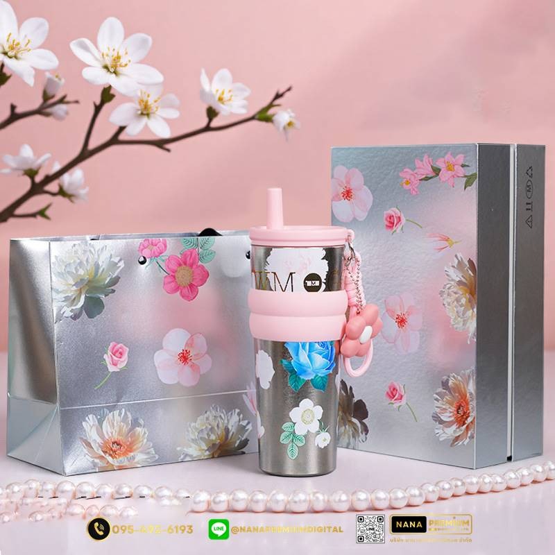 แก้วไทเทเนี่ยม Titanium สวย หรู ทันสมัย รับสกรีนโลโก้แก้วไทเทเนี่ยม รับผลิตแก้วไทเทเนี่ยม