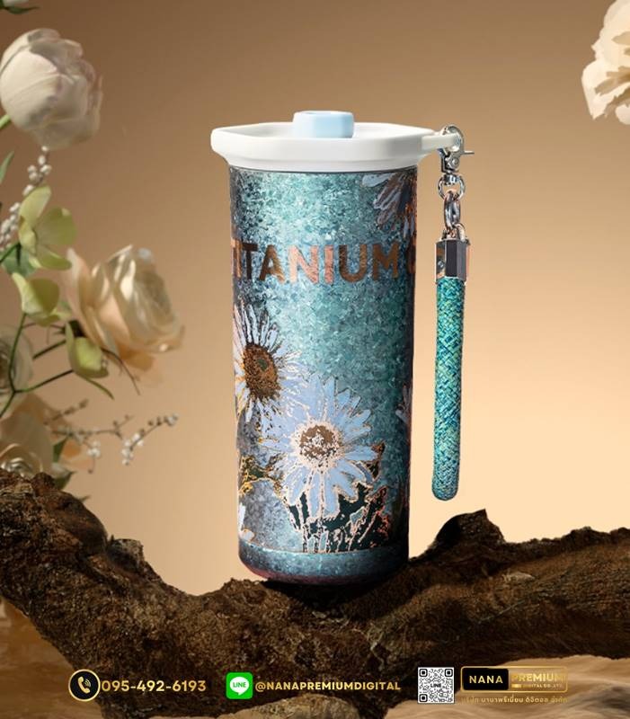 แก้วไทเทเนี่ยม Titanium สวย หรู ทันสมัย รับสกรีนโลโก้แก้วไทเทเนี่ยม รับผลิตแก้วไทเทเนี่ยม