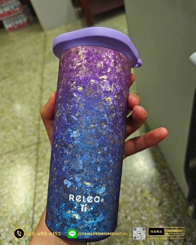 แก้วไทเทเนี่ยม Titanium สวย หรู ทันสมัย รับสกรีนโลโก้แก้วไทเทเนี่ยม รับผลิตแก้วไทเทเนี่ยม