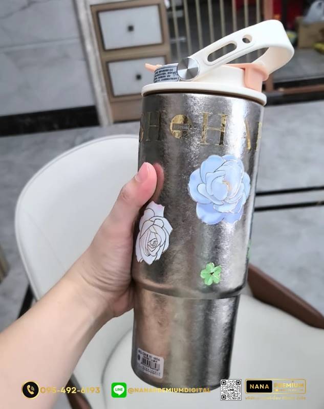 แก้วไทเทเนี่ยม Titanium สวย หรู ทันสมัย รับสกรีนโลโก้แก้วไทเทเนี่ยม รับผลิตแก้วไทเทเนี่ยม