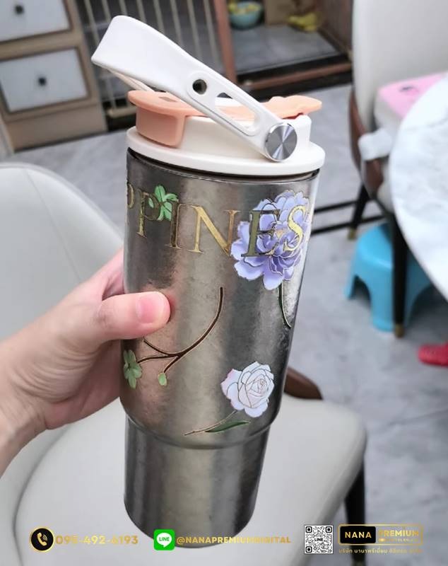 แก้วไทเทเนี่ยม Titanium สวย หรู ทันสมัย รับสกรีนโลโก้แก้วไทเทเนี่ยม รับผลิตแก้วไทเทเนี่ยม