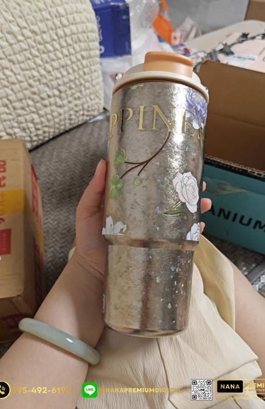 แก้วไทเทเนี่ยม Titanium สวย หรู ทันสมัย รับสกรีนโลโก้แก้วไทเทเนี่ยม รับผลิตแก้วไทเทเนี่ยม