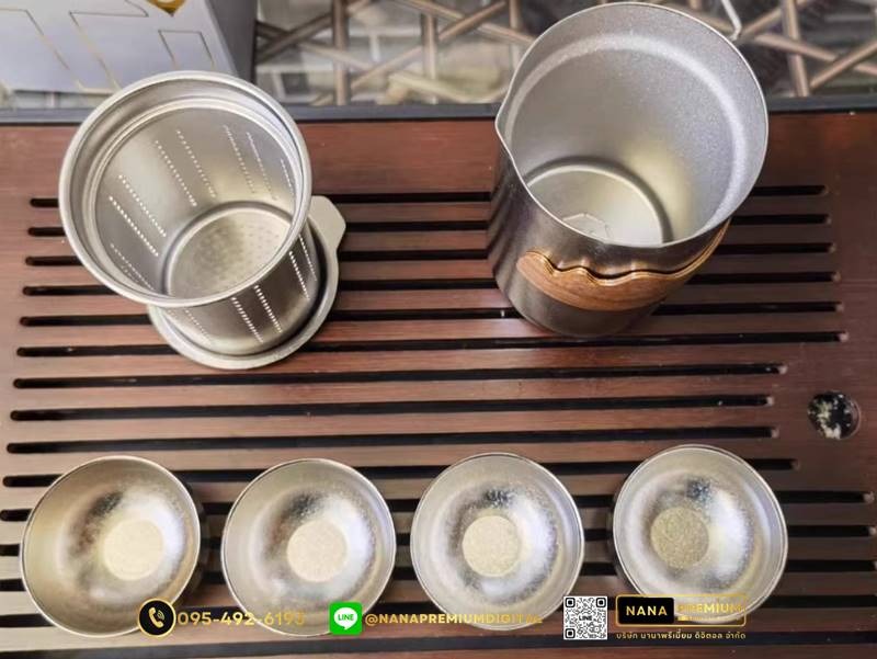 แก้วไทเทเนี่ยม Titanium สวย หรู ทันสมัย รับสกรีนโลโก้แก้วไทเทเนี่ยม รับผลิตแก้วไทเทเนี่ยม