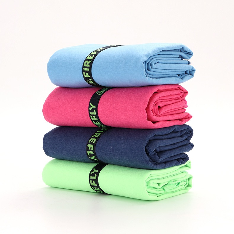  ผ้าขนหนูไมโครไฟเบอร์ แห้งเร็ว ดูดซับน้ำ ดูดซับเหงื่อกีฬาออกกำลังกาย