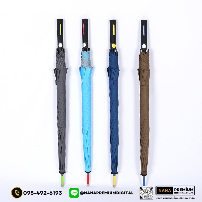 รับผลิตร่มกอล์ฟ ด้ามจับแข็งแรง ร่มคันใหญ่ รับสกรีนร่ม รับผลิตร่ม ขายส่งร่ม ร่มแจก ร่มครีม ร่มสร้างแบรนด์ ร่มเครื่องสำอางค์