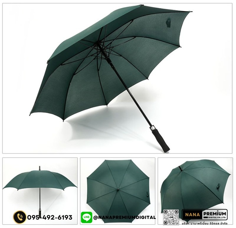 รับผลิตร่มกอล์ฟ ด้ามจับแข็งแรง ร่มคันใหญ่ รับสกรีนร่ม รับผลิตร่ม ขายส่งร่ม ร่มแจก ร่มครีม ร่มสร้างแบรนด์ ร่มเครื่องสำอางค์