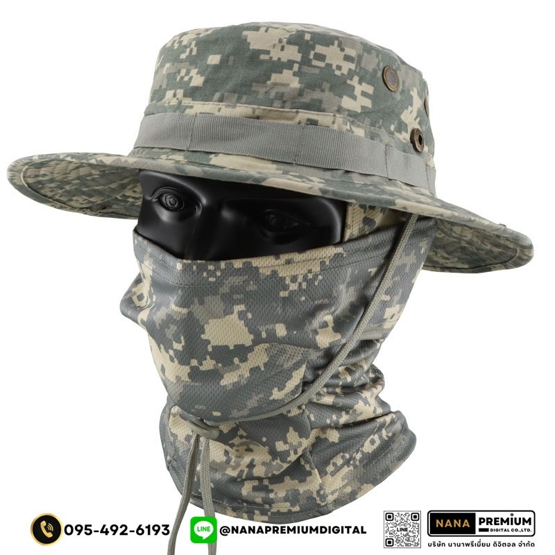 รับผลิตหมวกโม่งทหารปีกกว้าง หมวกลายทหาร กันแดด กันยูวี uv หมวกแก๊ป หมวกGAP รับผลิตหมวก รับปักหมวก รับสกรีนหมวก