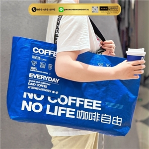 ผลิตกระเป๋าผ้ากระสอบ กระเป๋าผ้า ikea กระเป๋าอิเกีย แบบหนา รับสกรีนโลโก้กระเป๋า ความจุขนาดใหญ่ กระเป๋าเก็บความเย็น ถุงใสพับได้ กระเป๋าช้อปปิ้ง กันน้ํา แบบพกพา ถุงผ้ากันน้ํา 