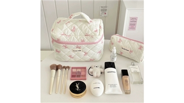 กระเป๋าเครื่องสำอางบุลายสุดนุ่มนิ่ม ของพรีเมียม