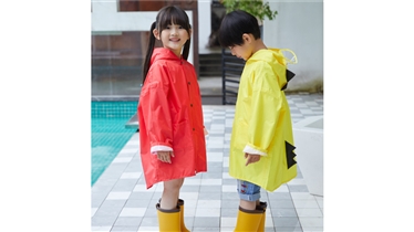 เสื้อกันฝนเด็กลายไดโนเสาร์ สีสันสดใส ใส่แล้วน่ารักทุกมุม